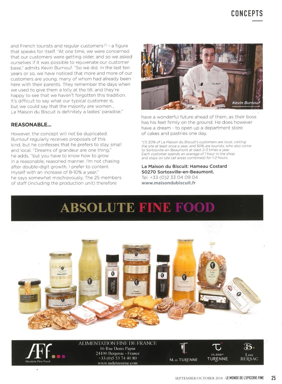 Le Monde de l'Epicerie Fine - September 2018